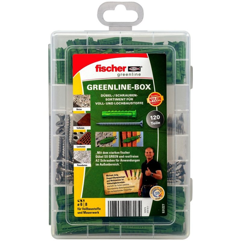 Fischer 531227 screw anchor / wall plug 80 pc(s) Screw & wall plug kit