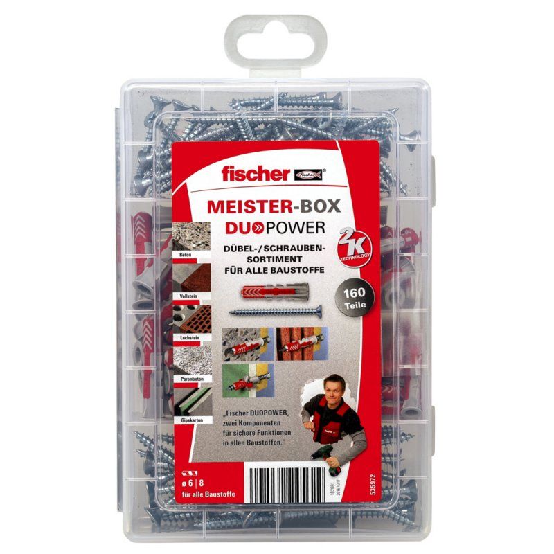 Fischer MEISTER-BOX DUOPOWER + screws