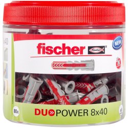 Fischer 535982 ancrage à vis et cheville murale 81 pièce(s) Fiche murale 40 mm