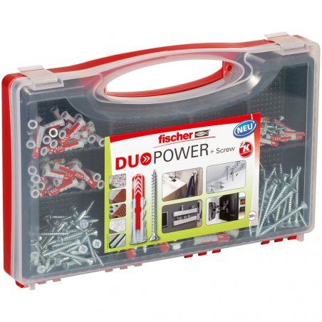Fischer compatible Redbox DUOPOWER + Schrauben