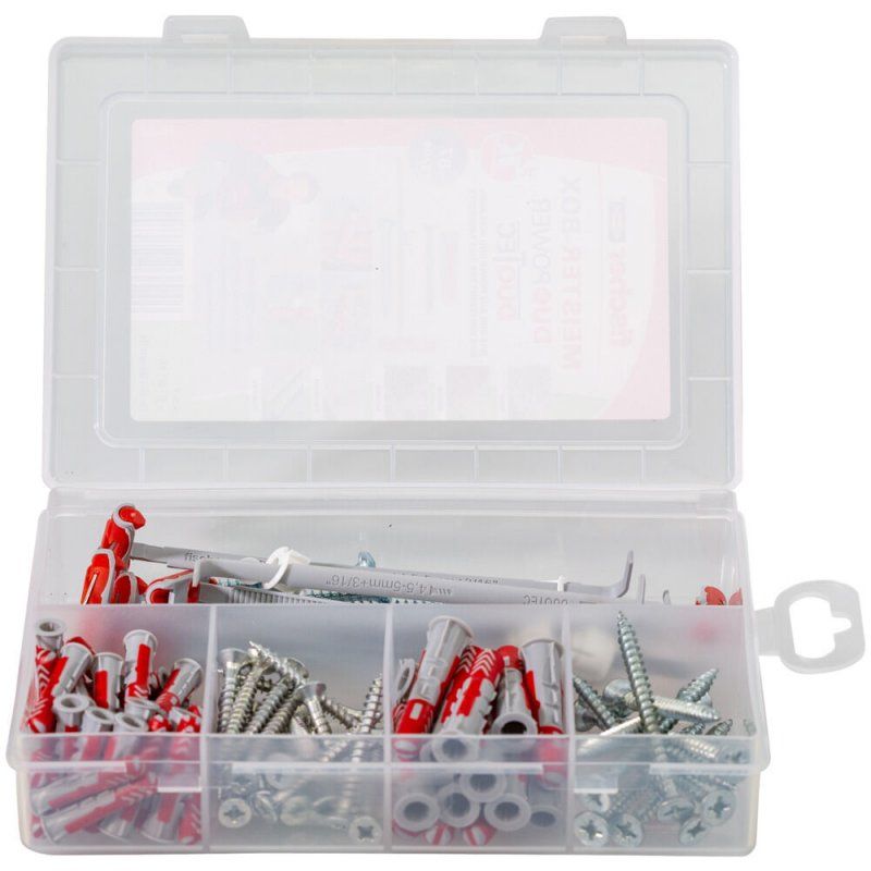 Fischer 540093 ancrage à vis et cheville murale 45 pièce(s) Kit de fiches murales et vis