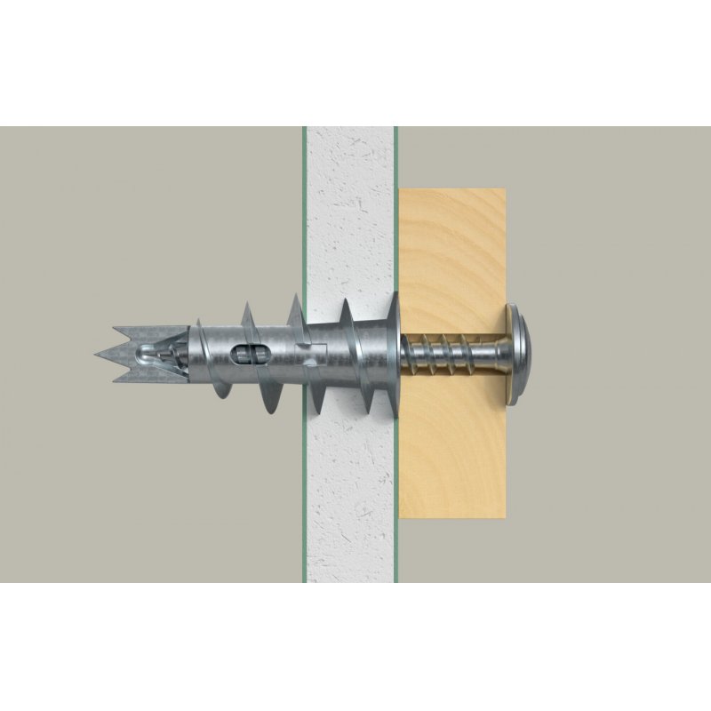 Fischer 24556 ancrage à vis et cheville murale 100 pièce(s) Fiche murale 31 mm