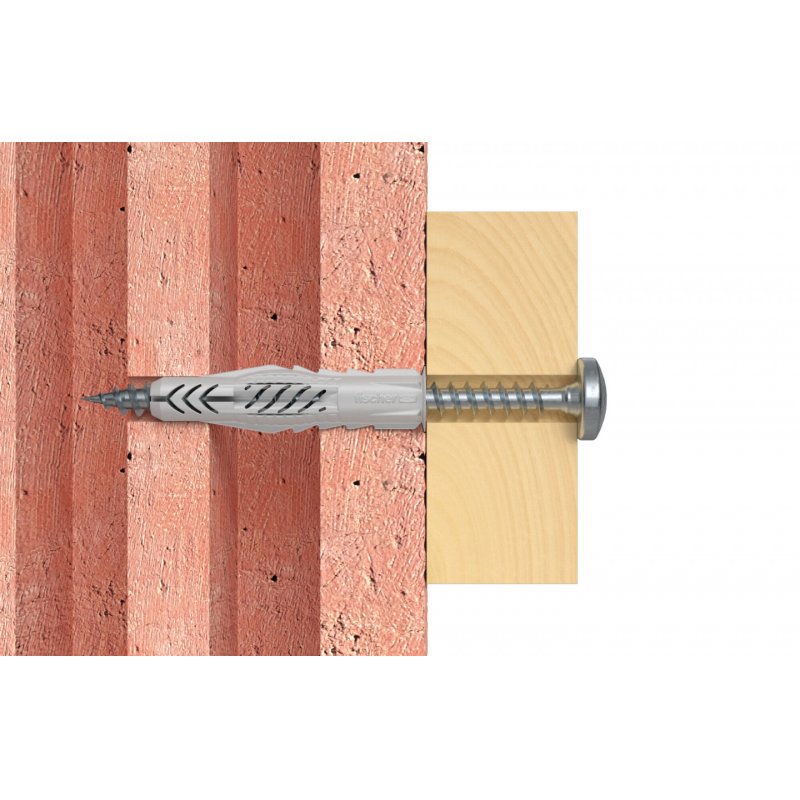 Fischer 77869 ancrage à vis et cheville murale 100 pièce(s) Fiche murale 50 mm