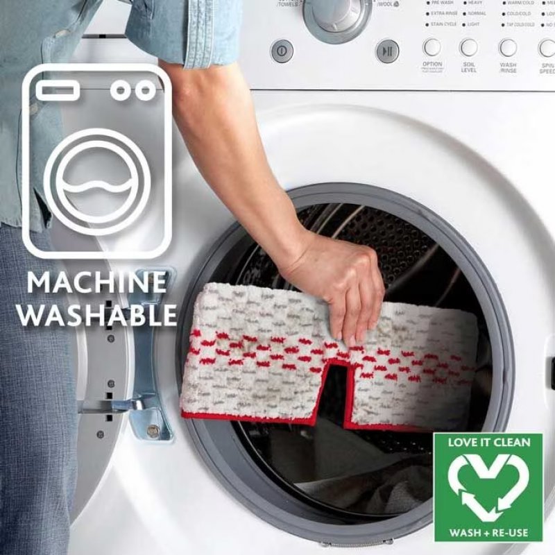 Vileda 164016 mop accessory Mop pad Red, White