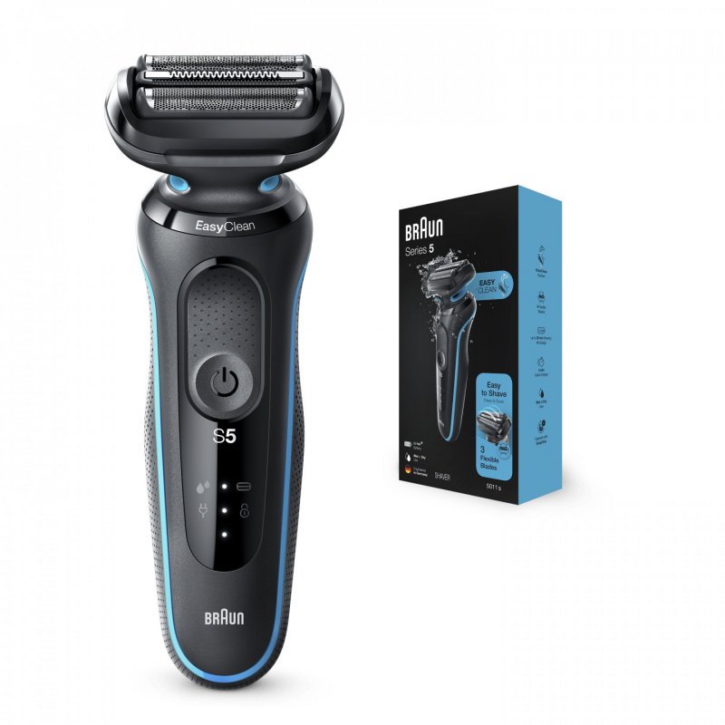 Braun Series 5 50-M1000s Rasoir à grille Noir, Bleu