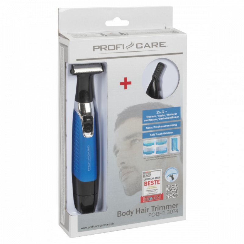 Prof Body Hair Trimmer PC-BHT 3074 bk/bu
