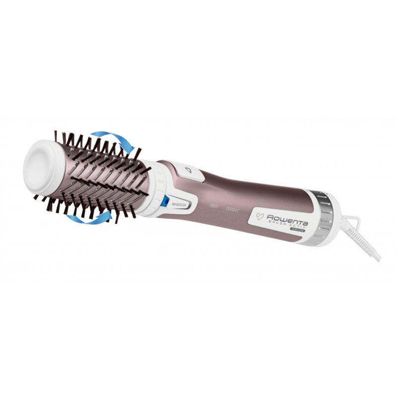 Rowenta Brush Activ Premium Care CF9540 Brosse soufflante à air chaud À chaleur Aluminium, Métallique, Blanc 1000 W 1