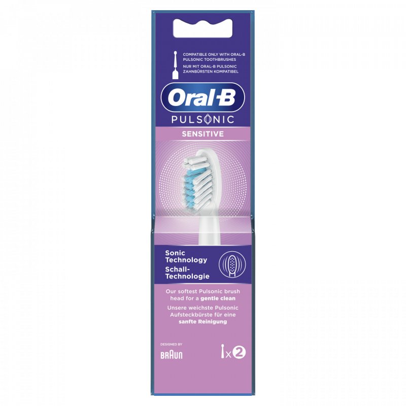 Oral-B Sensitive 80334588 tête de brosses 2 pièce(s) Blanc