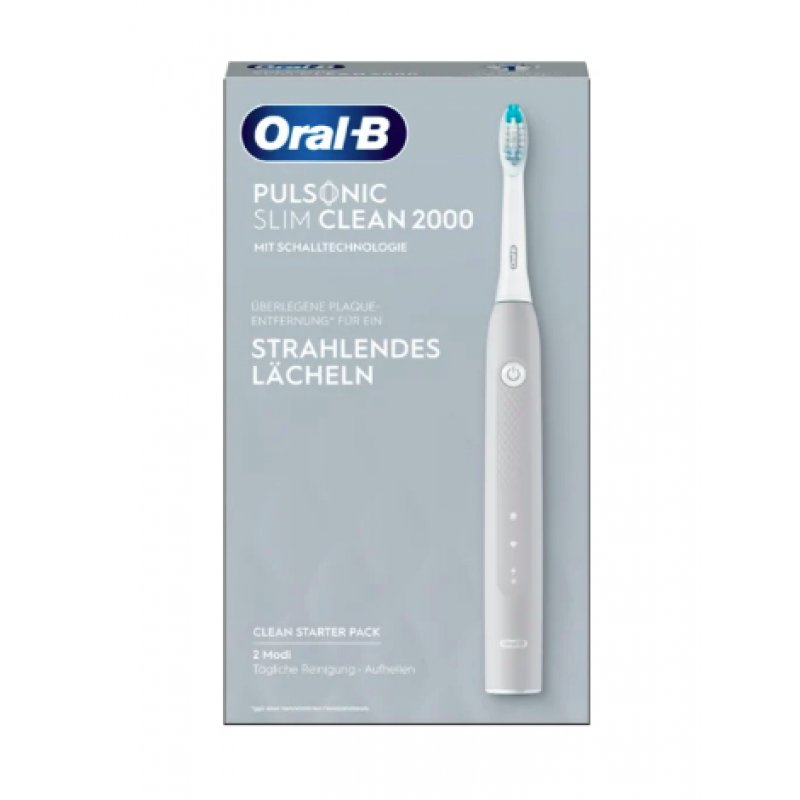 Oral-B Pulsonic Slim Clean 2000 Adulte Brosse à dents à ultrasons Gris