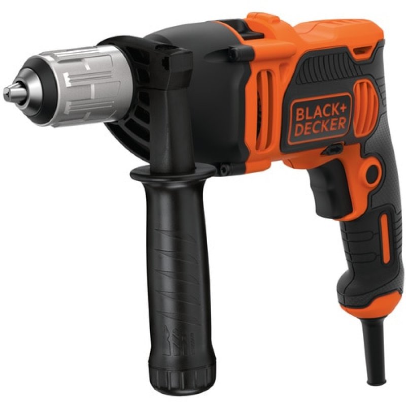 Black & Decker BEH850K 3100 tr/min Sans clé Noir, Orange
