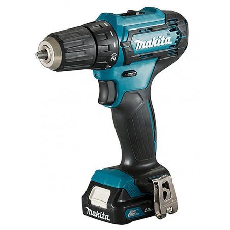 Makita DF333DSAE perceuse 1700 tr/min Sans clé 1,2 kg Noir, Bleu