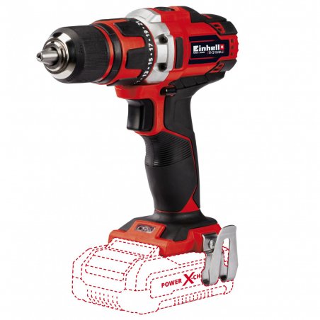 Einhell TE-CD 18/40 Li-Solo 1500 tr/min Sans clé 1,1 kg Noir, Rouge
