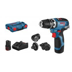 Bosch GSR 12V-35 FC 1750 RPM Keyless 590 g Black, Blue, Red