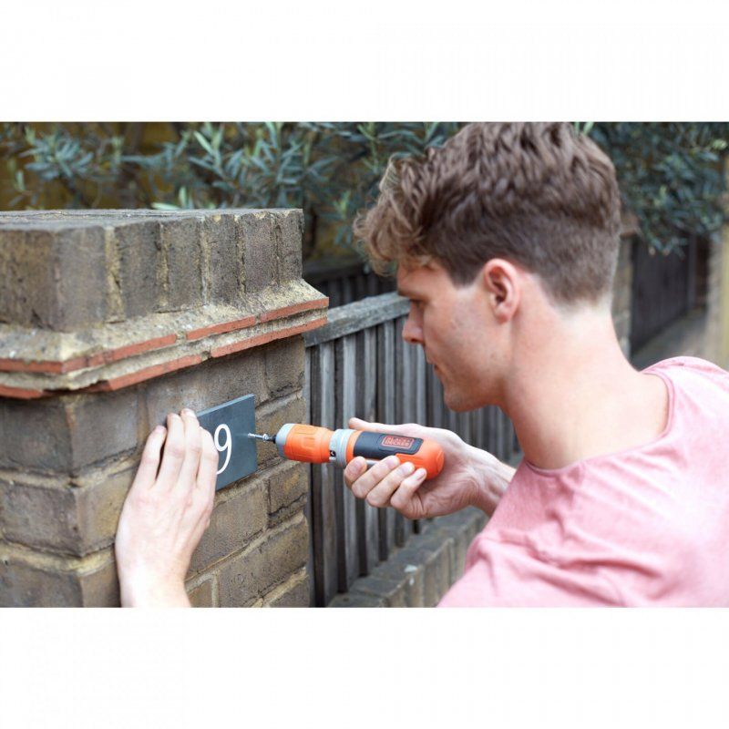 Black & Decker BCF603C-QW visseuse électrique et visseuse à percussion 180 tr/min Noir, Orange