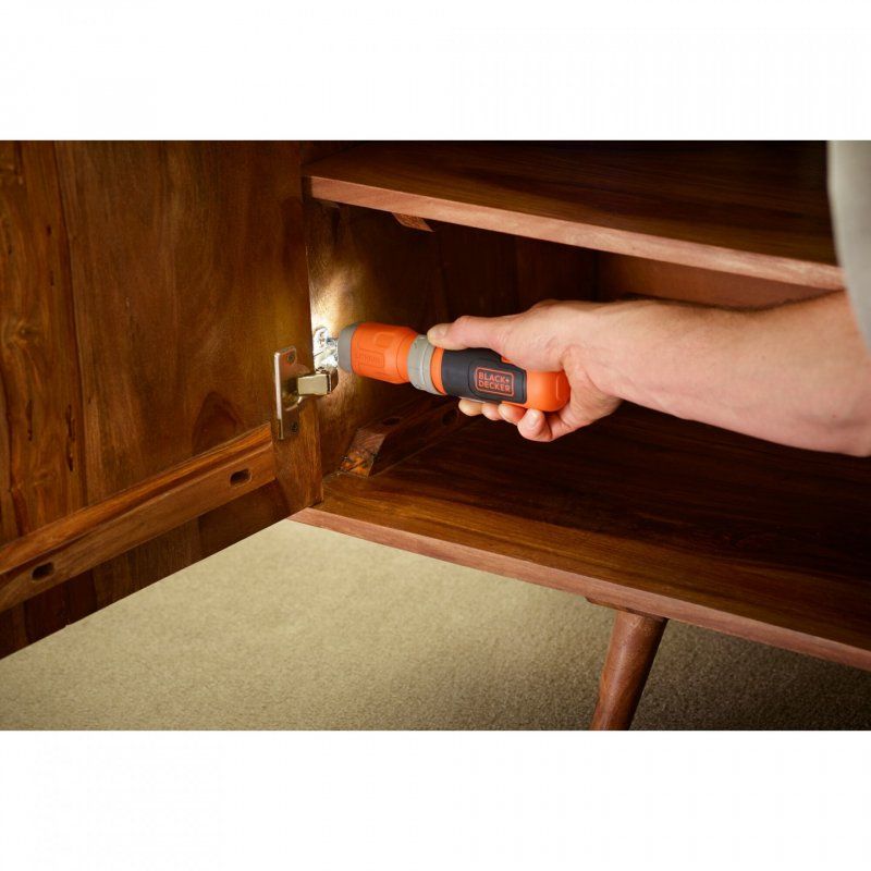 Black & Decker BCF603C-QW visseuse électrique et visseuse à percussion 180 tr/min Noir, Orange