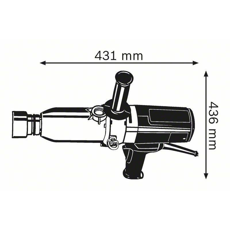 Bosch 0 601 435 103 power wrench Black, Blue 920 W