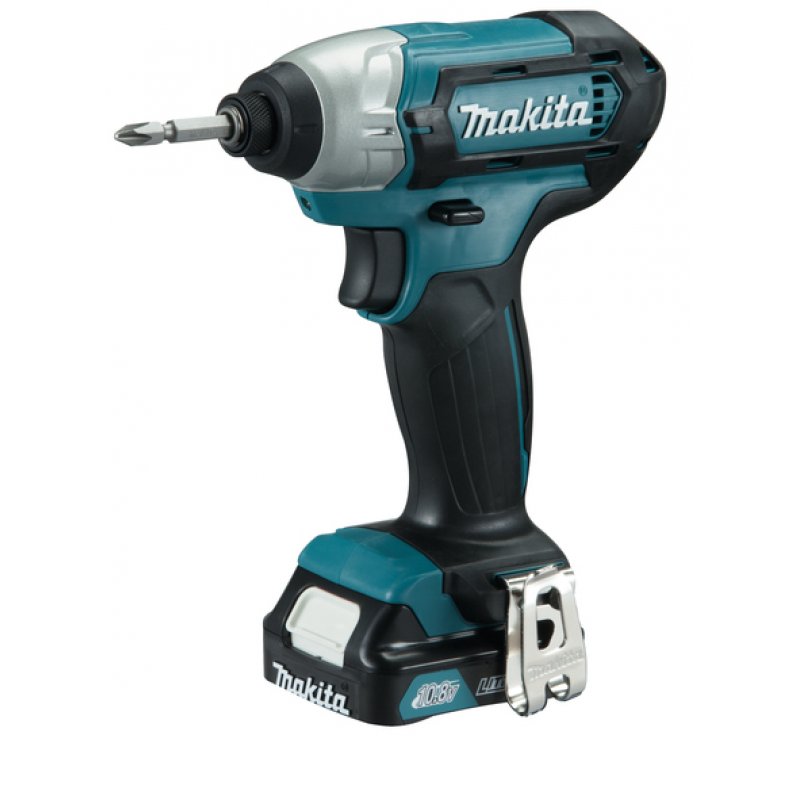 Makita TD110DSMJ clé pneumatique 1/4" 2600 tr/min 110 N·m Noir, Turquoise 10,8 V