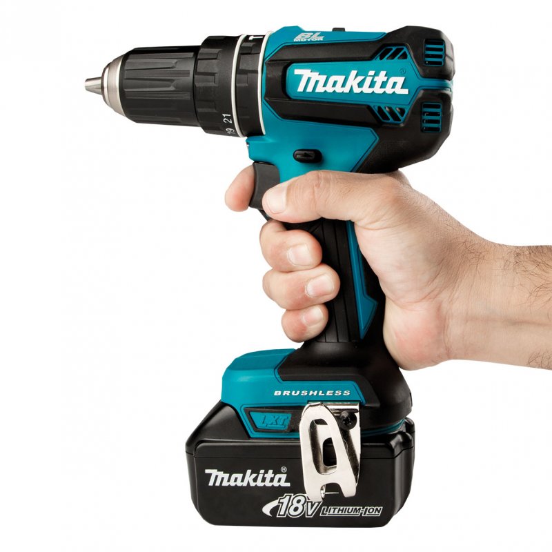 Makita DHP485Z perceuse Sans clé 1,1 kg Noir, Bleu