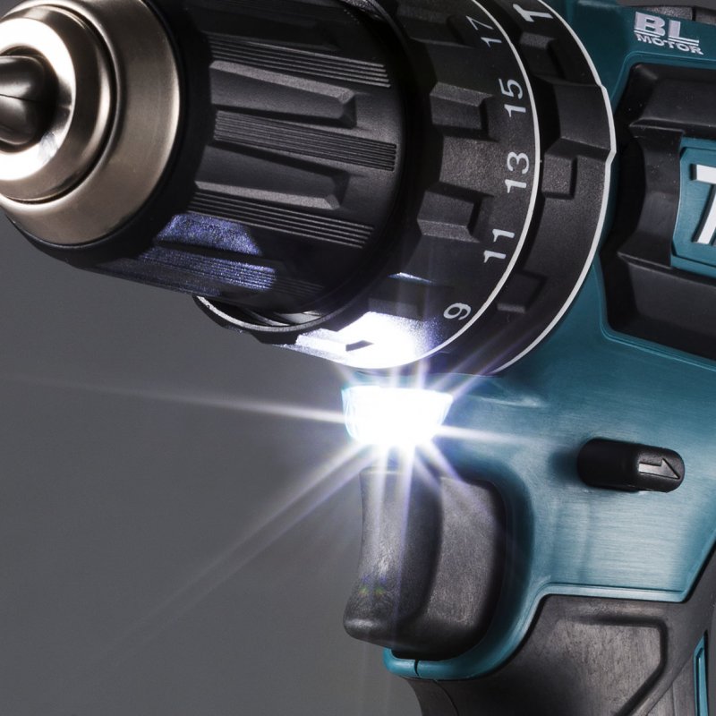 Makita DHP485Z perceuse Sans clé 1,1 kg Noir, Bleu