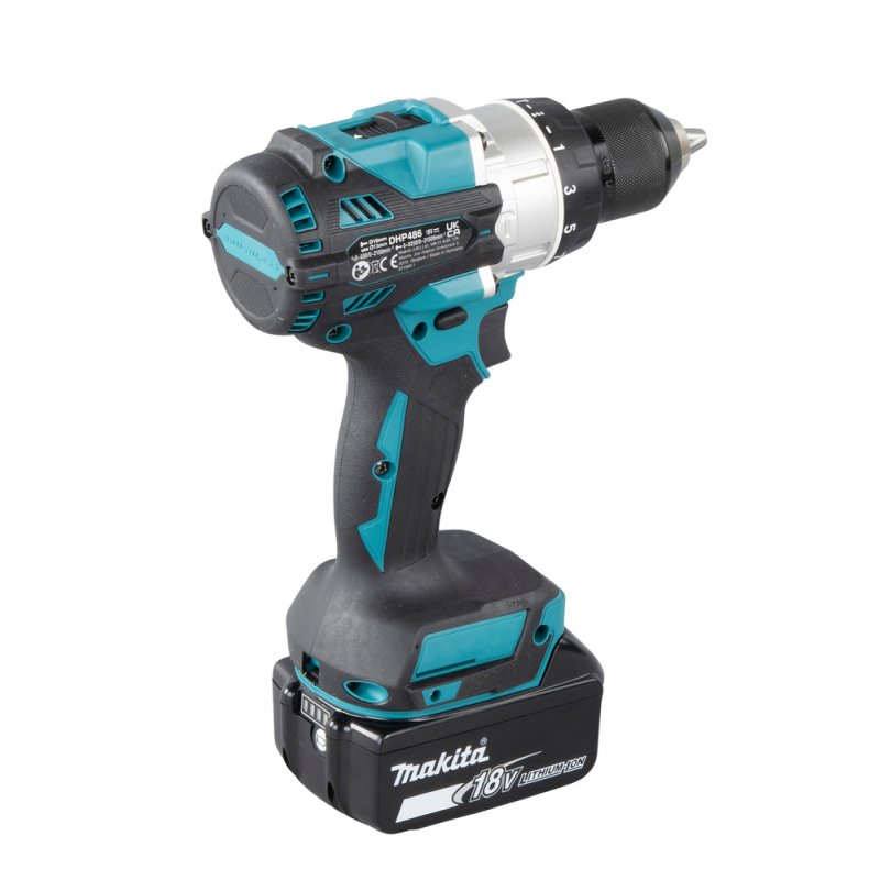 Makita DHP486RTJ perceuse 2100 tr/min 2,7 kg Noir, Bleu