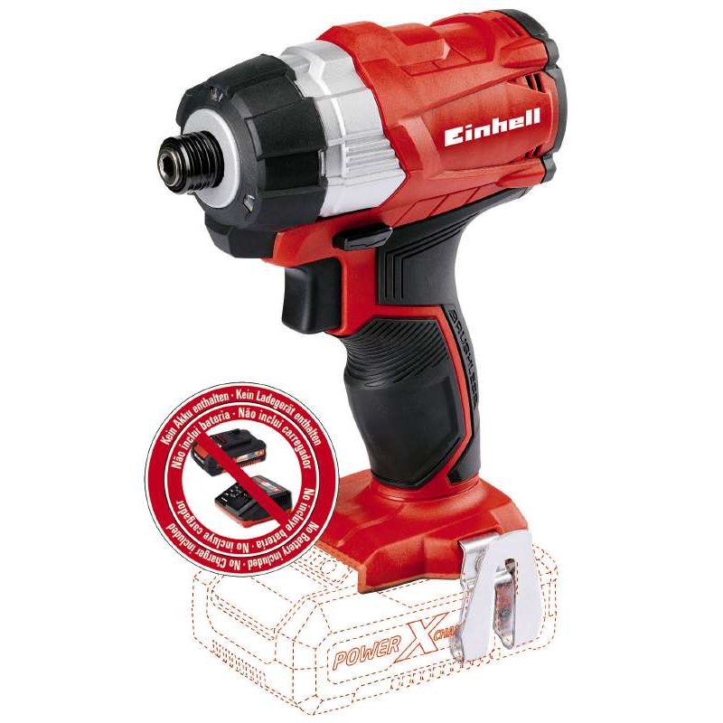 Einhell TE-CI 18 Li 1/4" 2900 tr/min 180 N·m Noir, Rouge