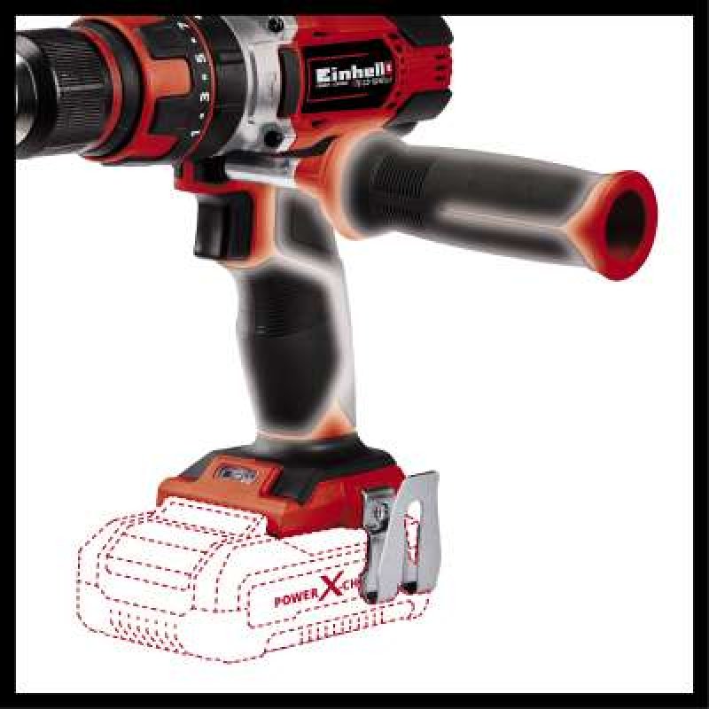Einhell TE-CD 48 1500 tr/min Sans clé 1,41 kg Noir, Rouge