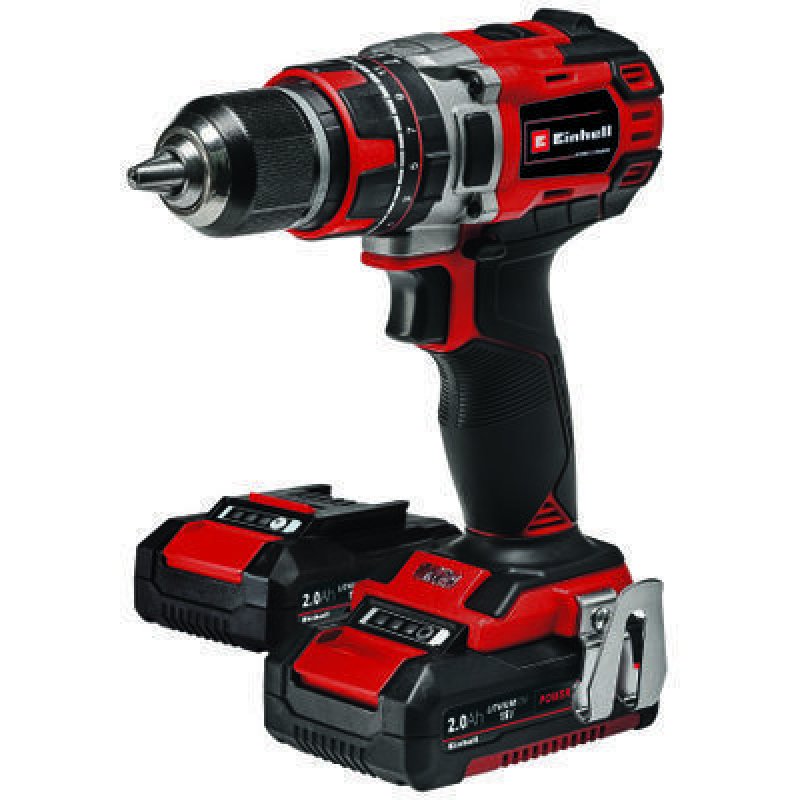 Einhell TE-CD 18/50 Li-i BL 1800 tr/min 2,35 kg Noir, Rouge