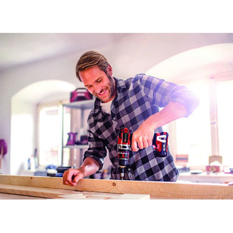 Einhell TE-CD 18/50 Li-i BL 1800 tr/min 2,35 kg Noir, Rouge