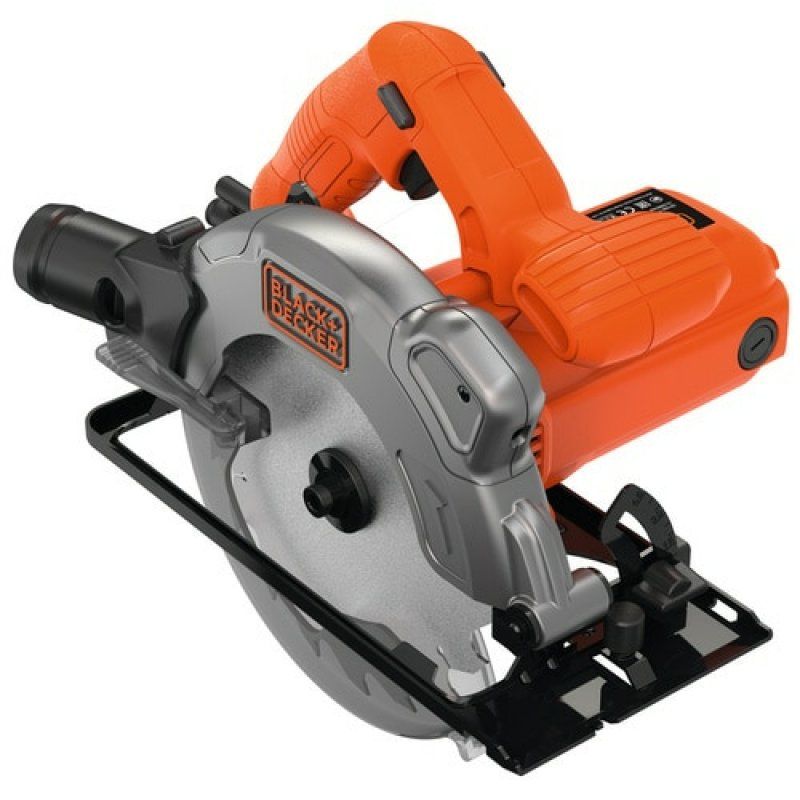Black & Decker CS1250L 19 cm Noir, Métallique, Orange 5300 tr/min 1250 W