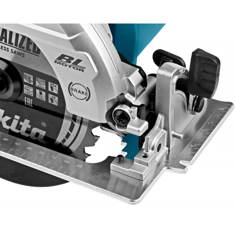 Makita DHS661RTJU scie circulaire portative 16,5 cm Noir, Bleu 5000 tr/min