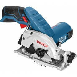 Bosch GKS 10.8 V-LI 8,5 cm Noir, Bleu, Métallique 1400 tr/min