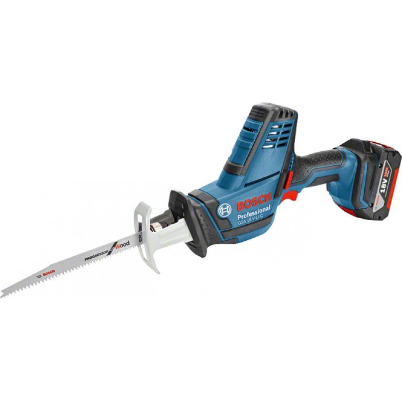 Bosch GSA 18 V-LI C Noir, Bleu