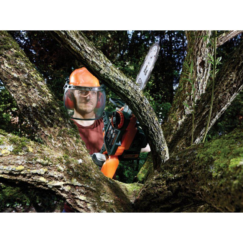 Black & Decker GKC3630L20 tronçonneuse Noir, Orange