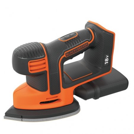 Black & Decker BDCDS18N ponceuse portative Ponceuse de précision 12000 tr/min Noir, Orange