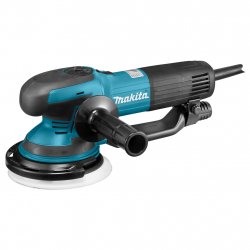 Makita BO6050J ponceuse portative Ponceuse orbitale 600 tr/min 6800 OPM Noir, Bleu