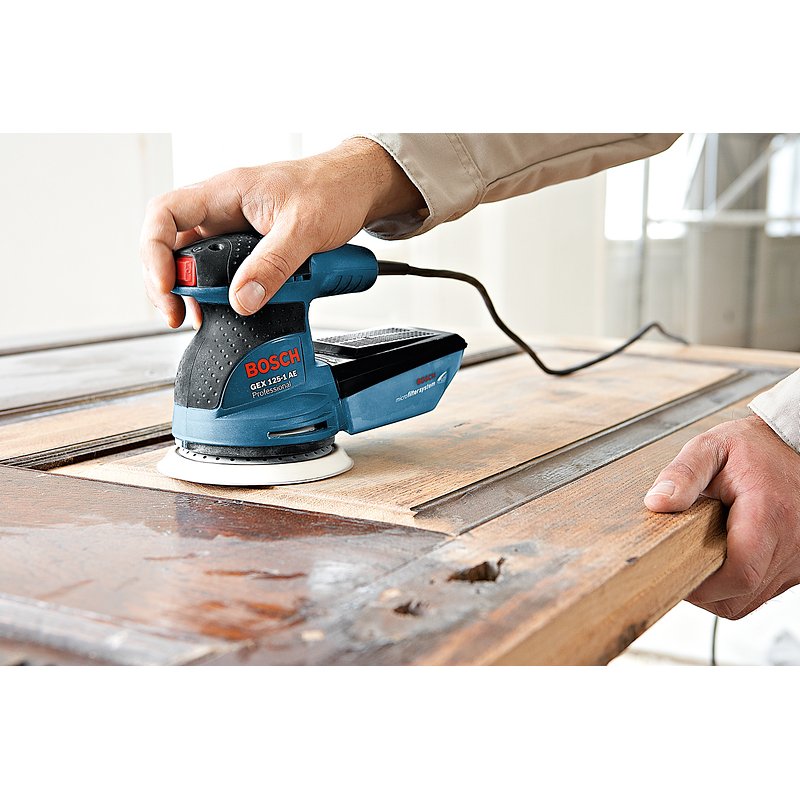 Bosch GEX 125-1 AE Professional Orbital sander 12000 RPM 24000 OPM Black, Blue, Red