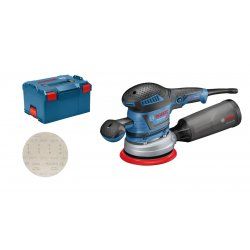 Bosch GEX 40-150 PROFESSIONAL Ponceuse à disque 12000 tr/min 24000 OPM Noir, Bleu, Gris, Rouge 400 W