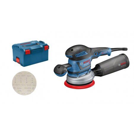 Bosch GEX 40-150 PROFESSIONAL Ponceuse à disque 12000 tr/min 24000 OPM Noir, Bleu, Gris, Rouge 400 W