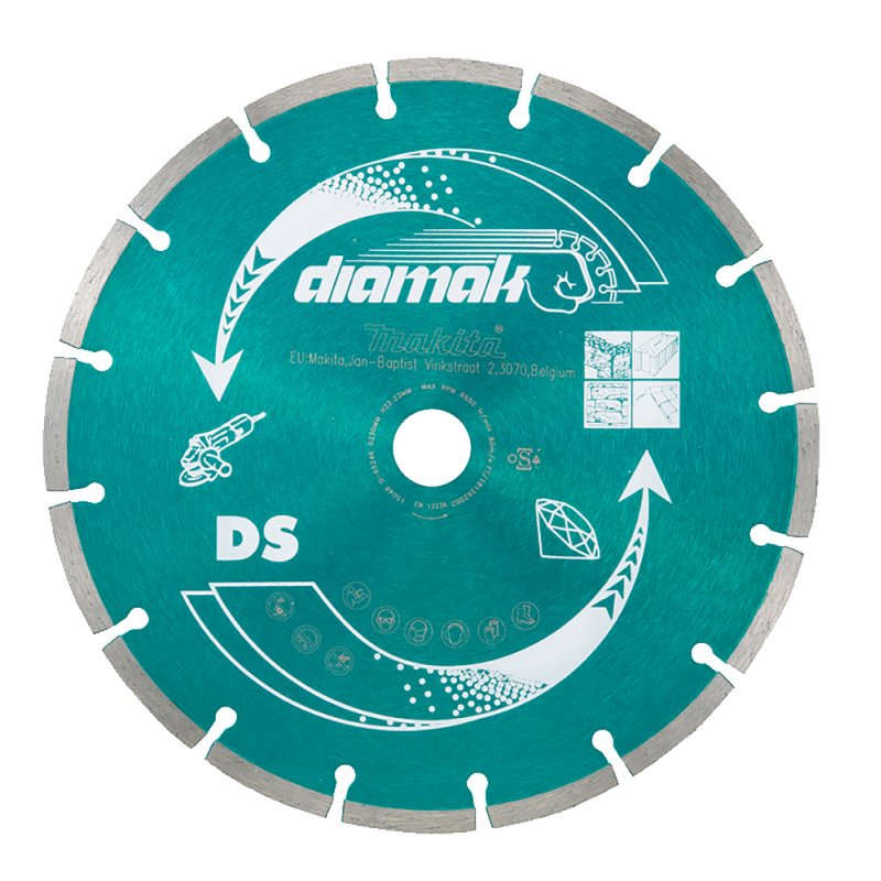 Makita D-61139 diamond blade 12.5 cm Segmented rim diamond blade