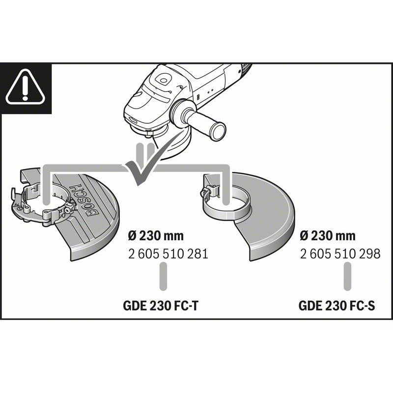 Bosch Accessoires divers GDE 230 FC-S Professional