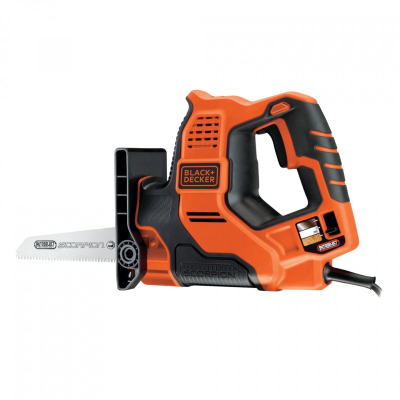 Black & Decker RS890K-QS Scies alternatives 2700 spm 500 W Noir, Orange