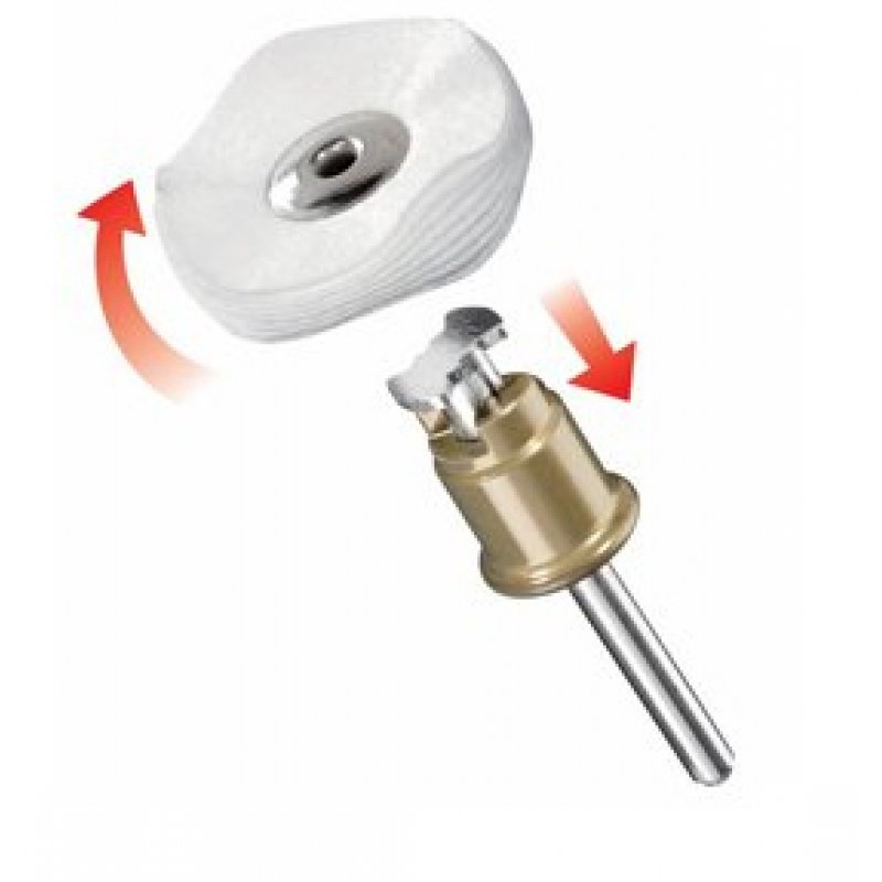 Dremel EZ SpeedClic : disque de polissage tissu.