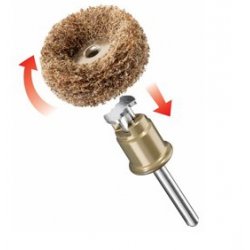 Dremel EZ SpeedClic: Finishing Abrasive Buffs 180 & 280 grit