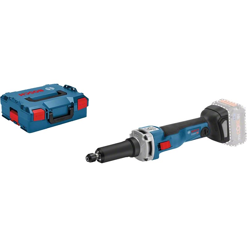 Bosch GGS 18V-23 LC Professional Meuleuse droite 23000 tr/min Noir, Bleu, Rouge, Argent 1000 W