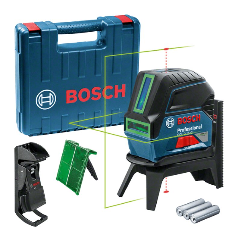 Bosch GCL 2-15 G Line/Point level 10 m 500-540 nm ( 10 mW)