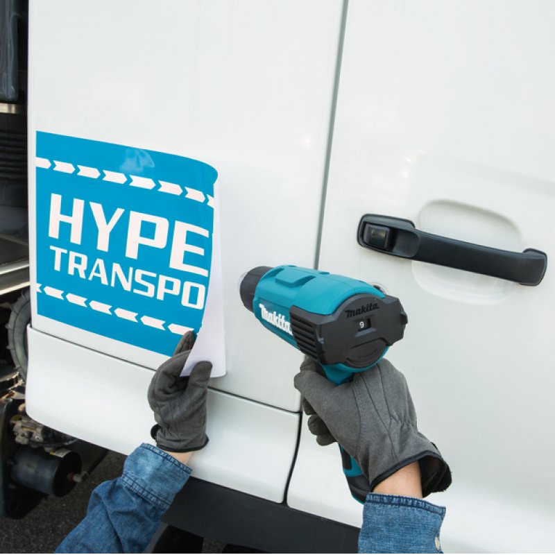 Makita HG6031VK pistolet thermique 500 l/min 600 °C 1800 W Noir, Bleu