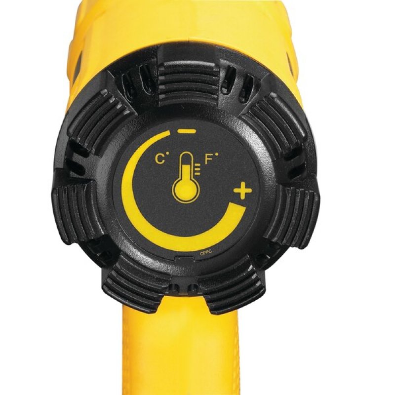 DeWALT D26411 pistolet thermique Pistolet d’air chaud 450 l/min 600 °C 1800 W Jaune