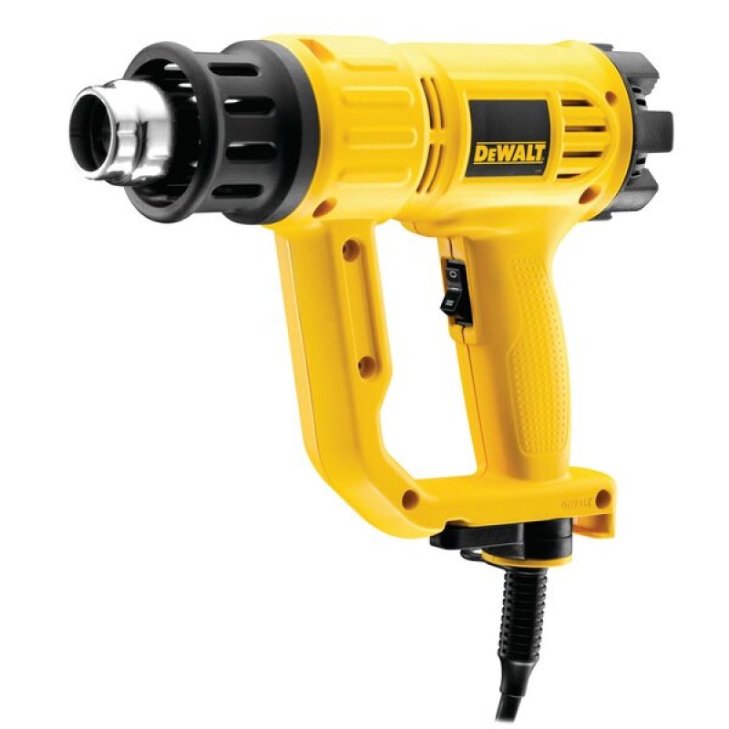 DeWALT D26411 pistolet thermique Pistolet d’air chaud 450 l/min 600 °C 1800 W Jaune