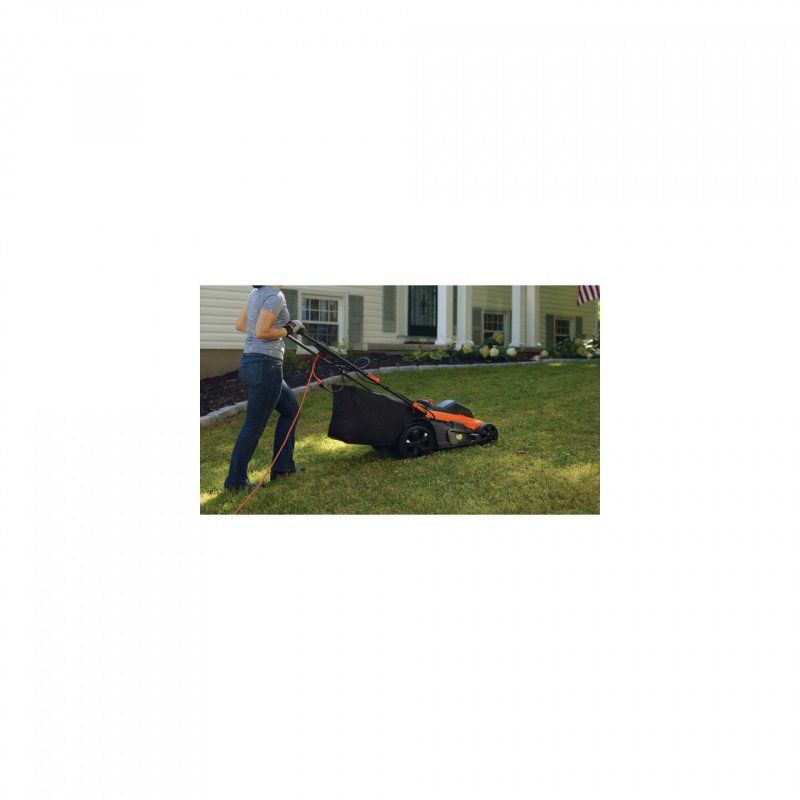 Black & Decker LM2000-QS lawn mower Walk behind lawn mower AC Black, Orange