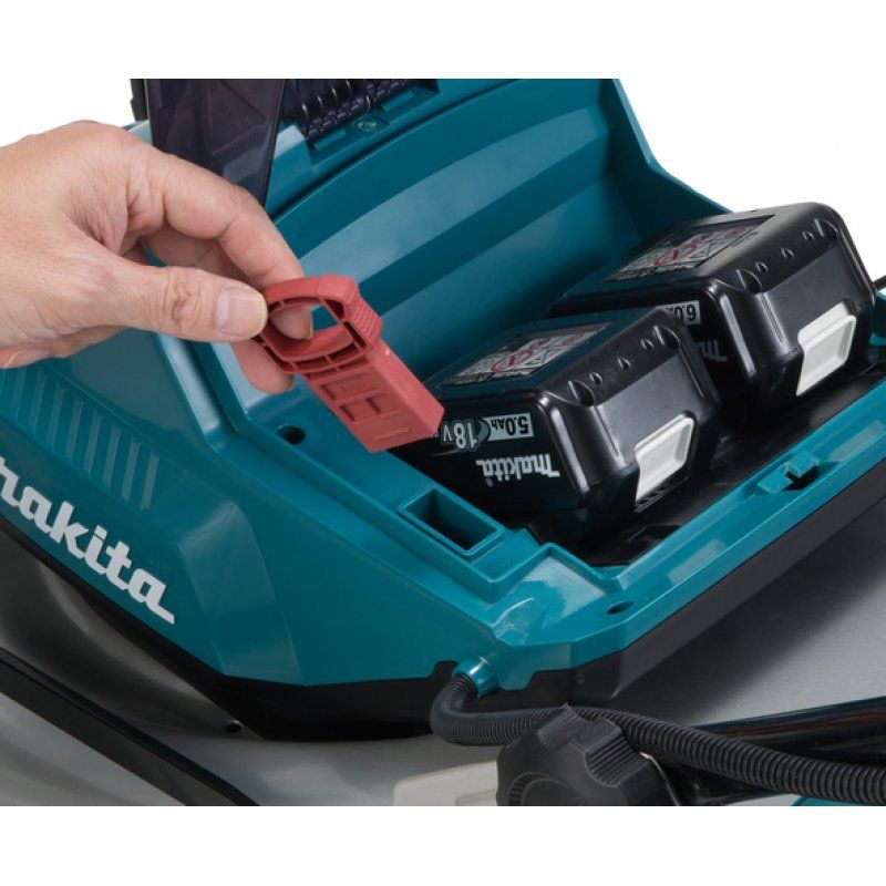 Makita DLM460Z tondeuse à gazon Batterie Noir, Bleu